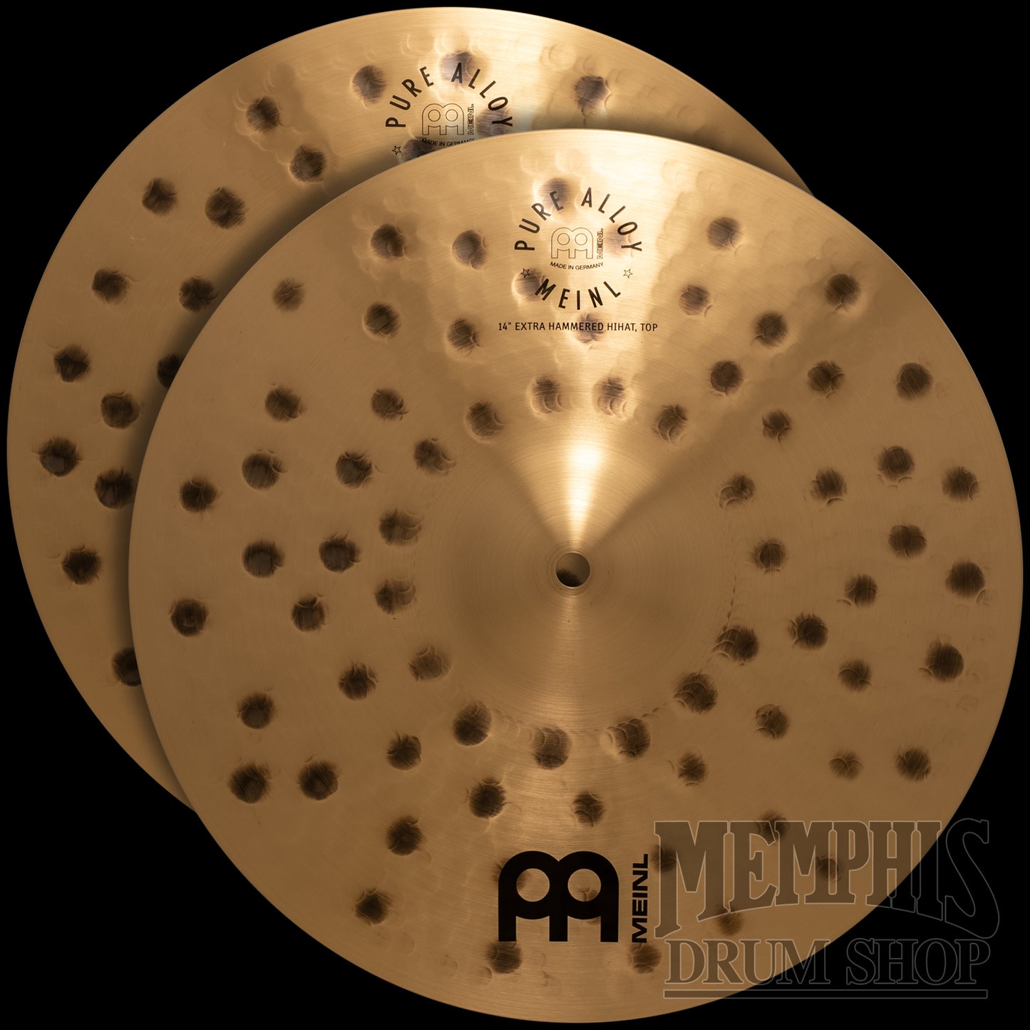 Meinl 14" Pure Alloy Extra Hammered Hi-Hats
