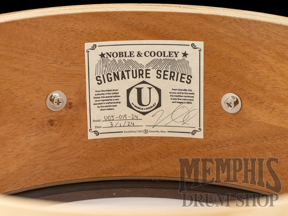 Noble & Cooley 14x5.5 Ulysses Owens Jr. Signature "U" Snare Drum