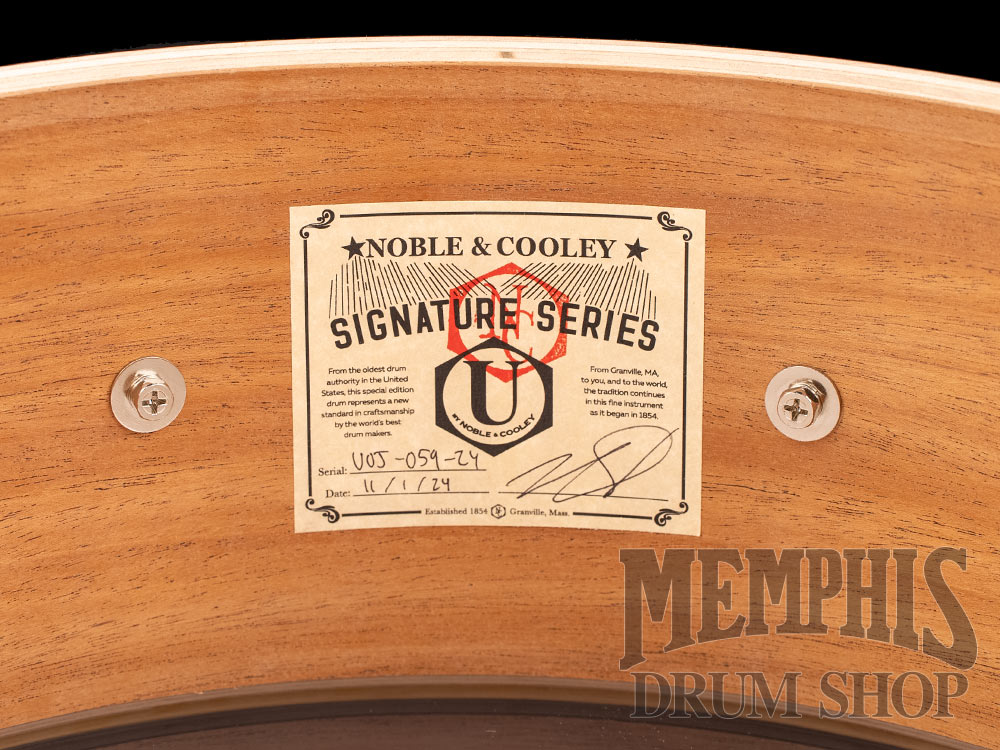 Noble & Cooley 14x5.5 Ulysses Owens Jr. Signature "U" Snare Drum with Wood Hoops