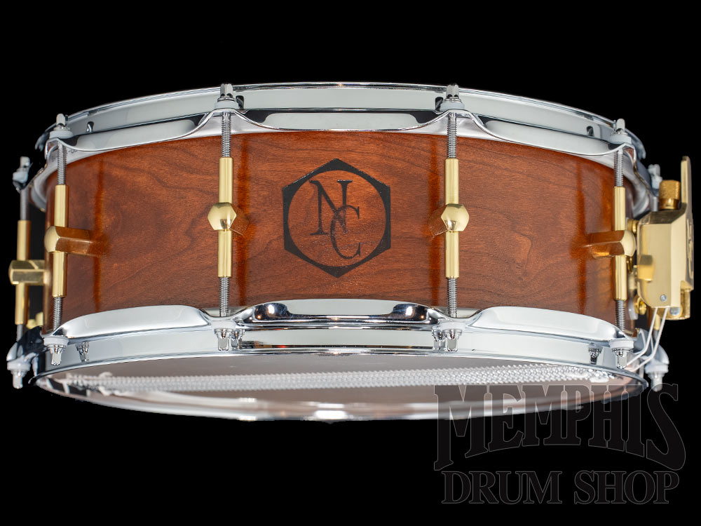 Noble & Cooley 14x5 Solid Shell Classic Cherry Snare Drum - Honey Maple Satin Oil
