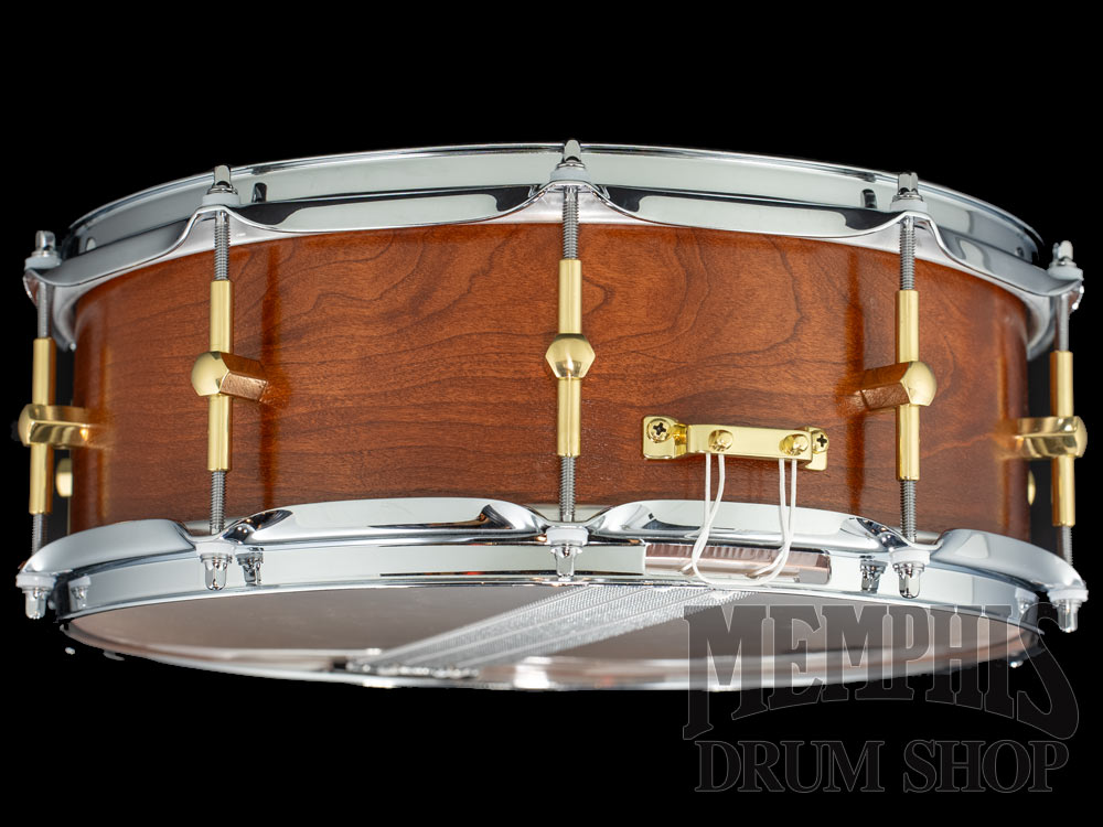 Noble & Cooley 14x5 Solid Shell Classic Cherry Snare Drum - Honey Maple Satin Oil