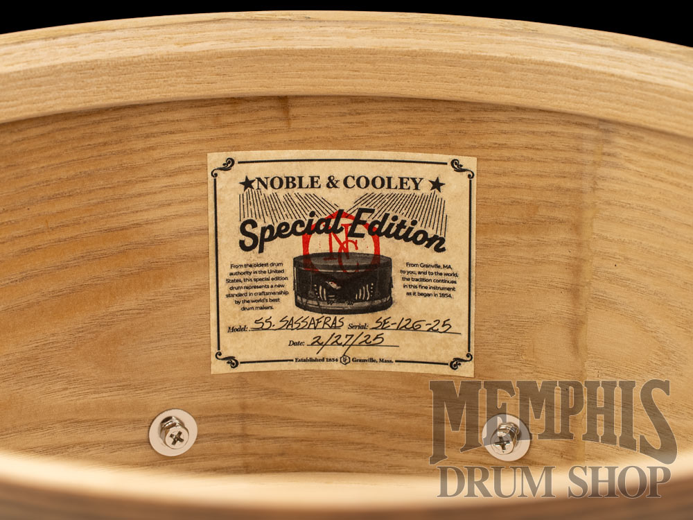 Noble & Cooley 14x7 Special Editon Solid Shell Classic Sassafras Snare Drum