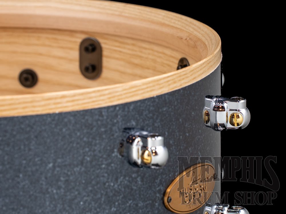 Pearl 14x6.5 Music City Custom Solid Ash Snare Drum - Black Onyx Sparkle