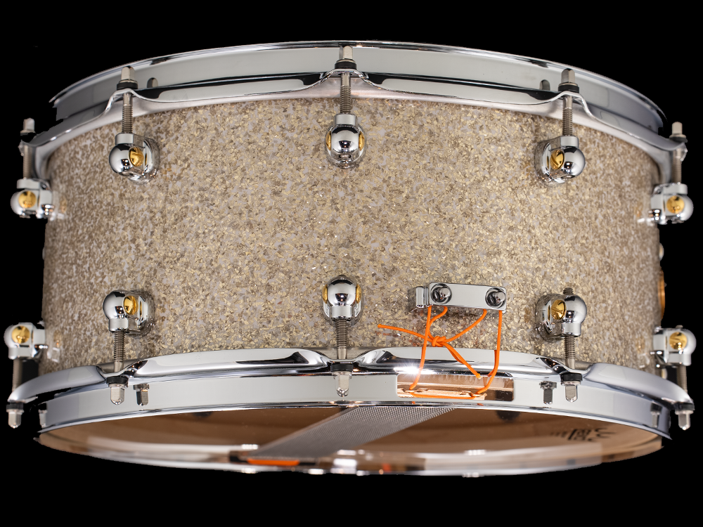Pearl 14x6.5 Music City Custom Solid Maple Snare Drum - Diamond Glitter