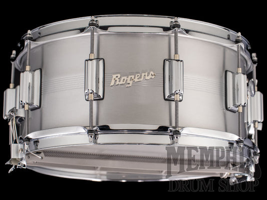 Rogers 14x6.5 Dyna-Sonic 7-Line Aluminum Snare Drum