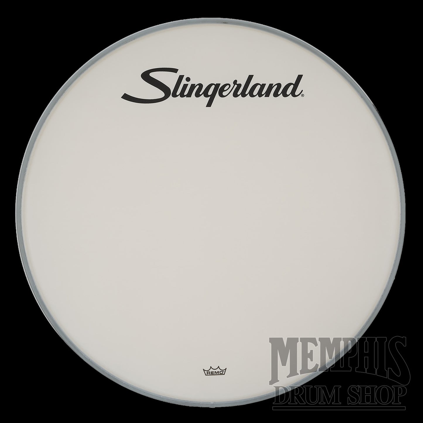 Slingerland Logo Remo Ambassador Coated Bass Drumhead 22"