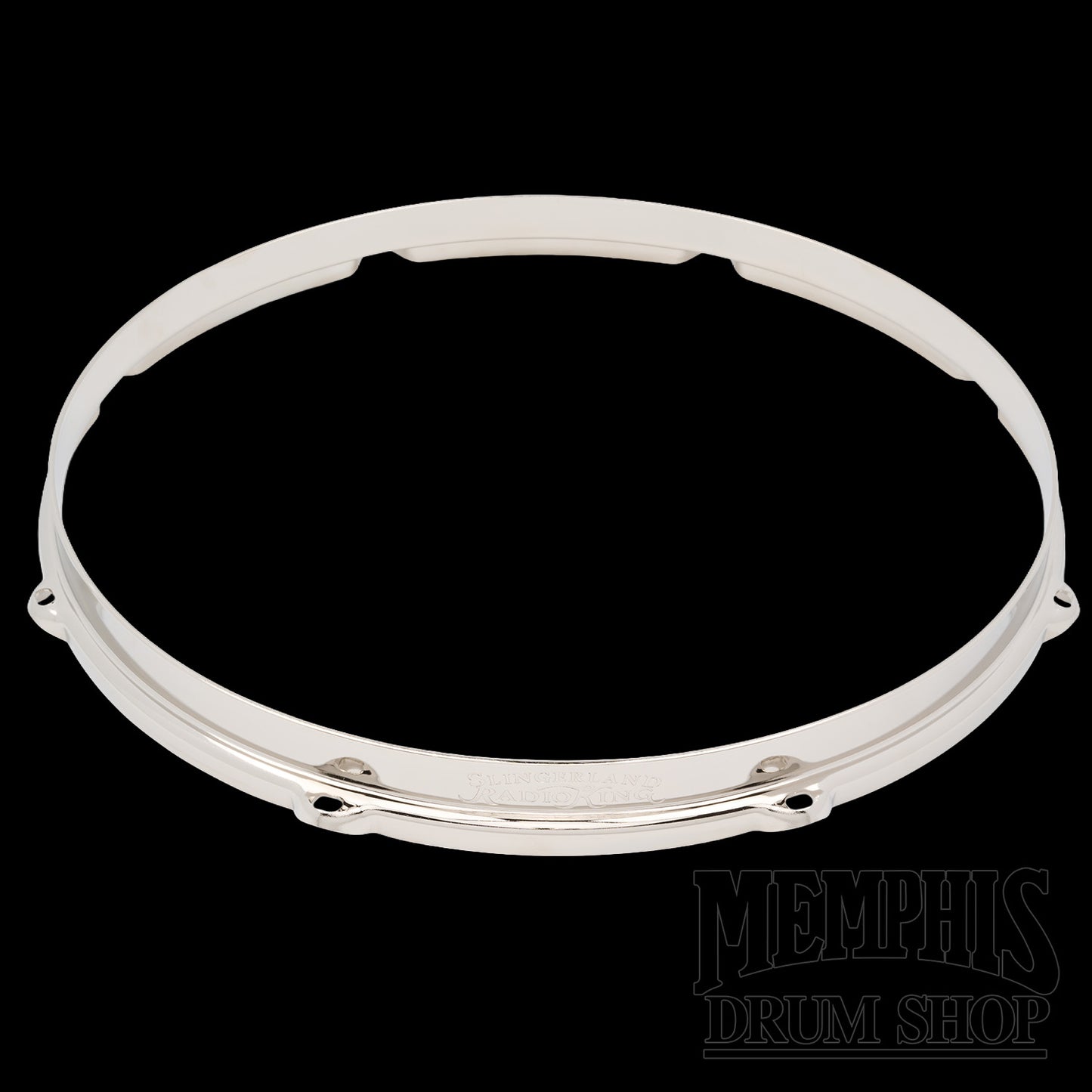 Slingerland 14" 8-Lug Stick Chopper Batter Side Hoop - Nickel Over Brass