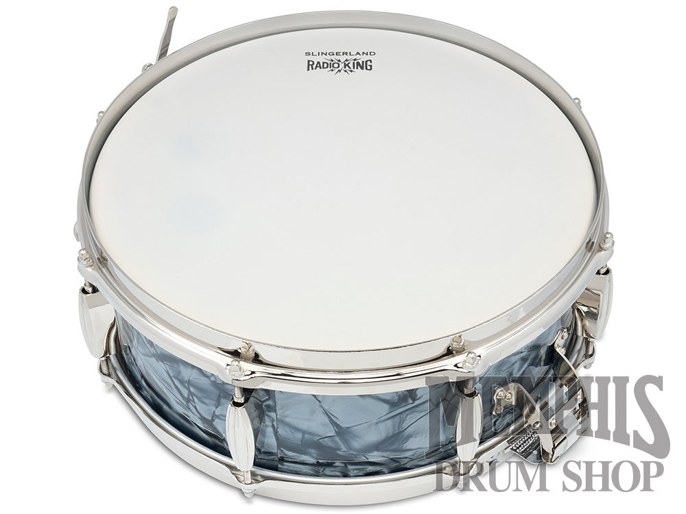 Slingerland 14x5 Limited Edition Radio King Snare Drum - Black Diamond Pearl