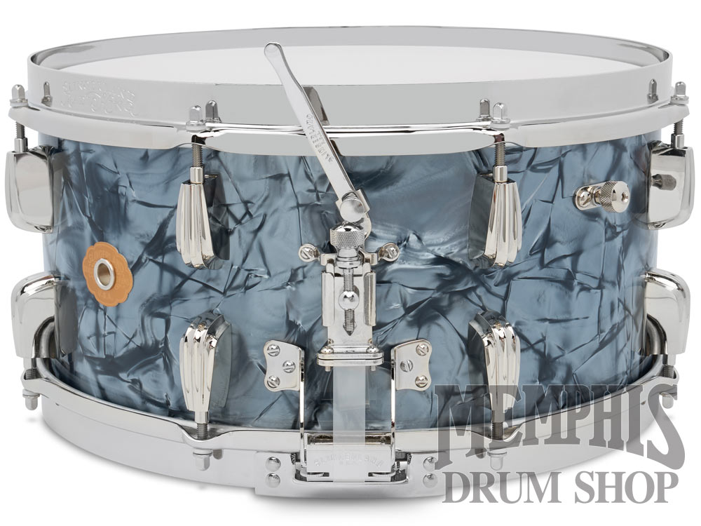 Slingerland 14x7 Limited Edition Radio King Snare Drum - Black Diamond Pearl