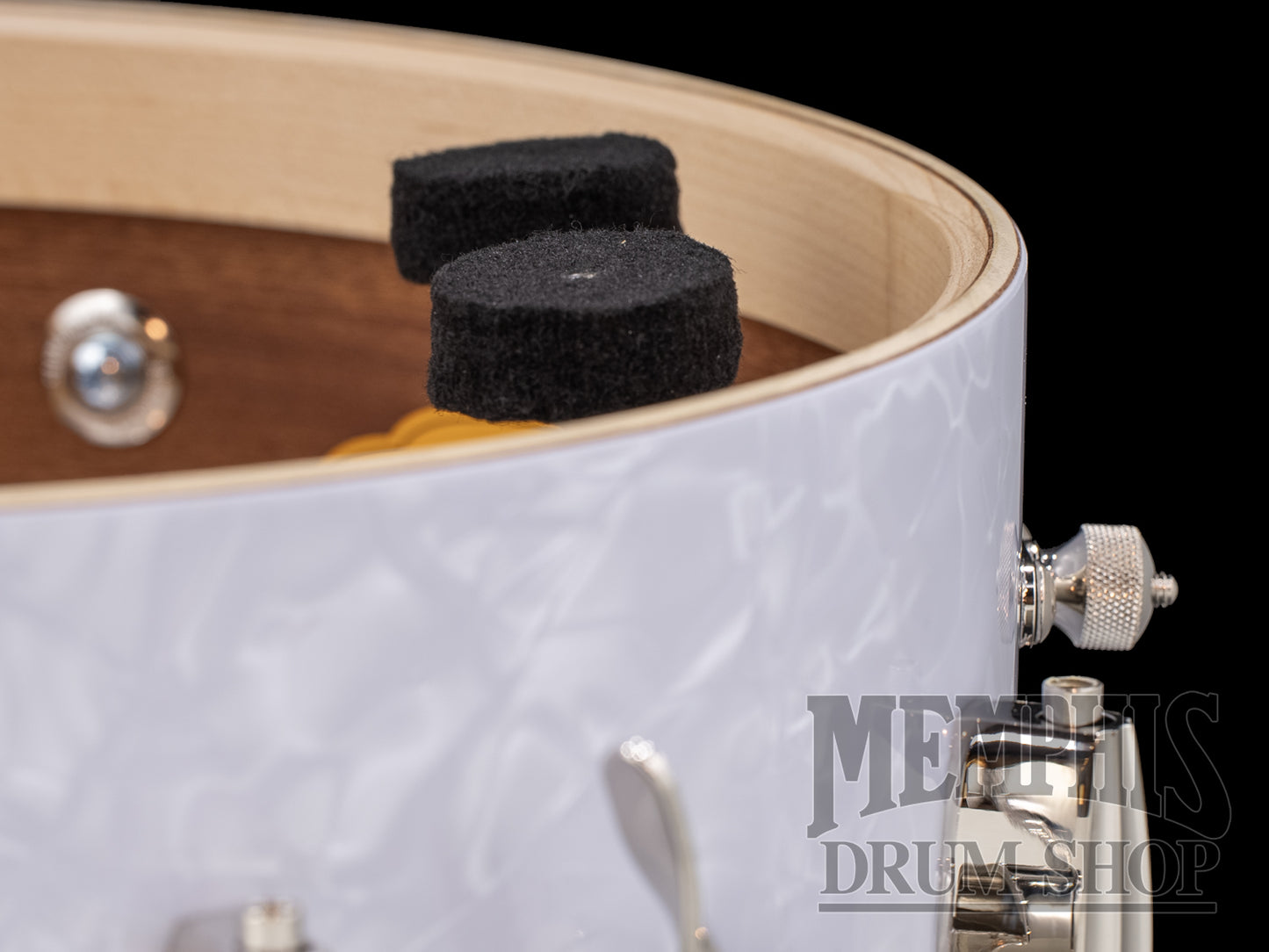 Slingerland 14x6.5 Radio King Artist Snare Drum - White Marine Pearl