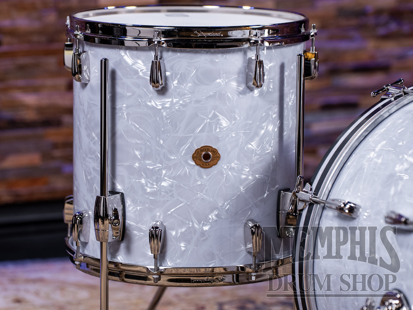 Slingerland Radio King Outfit 20/12/14 - White Marine Pearl