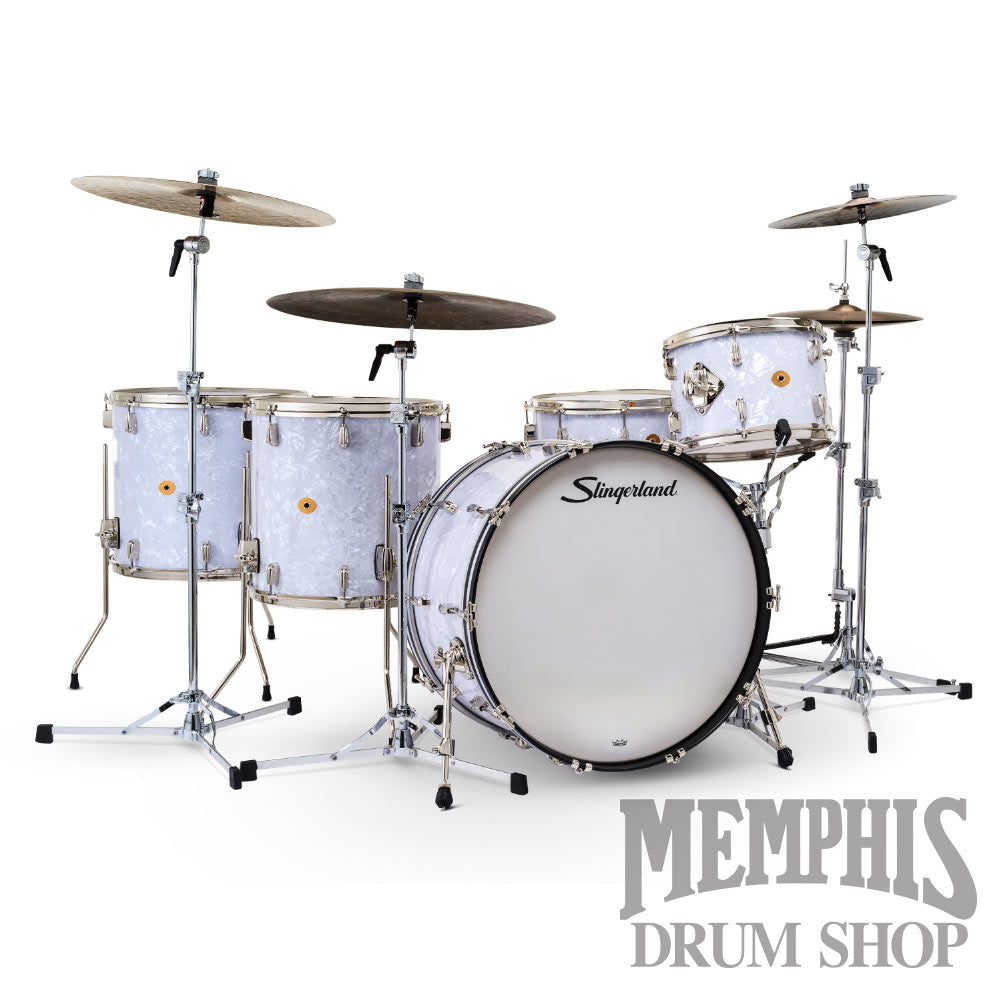 Slingerland Radio King Outfit 22/12/14/16 - White Marine Pearl