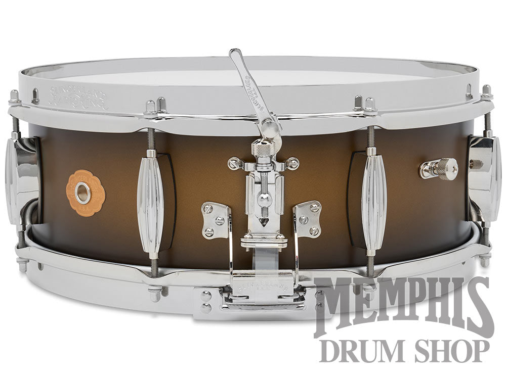 Slingerland 14x5 Limited Edition Radio King Snare Drum - Black & Gold Duco