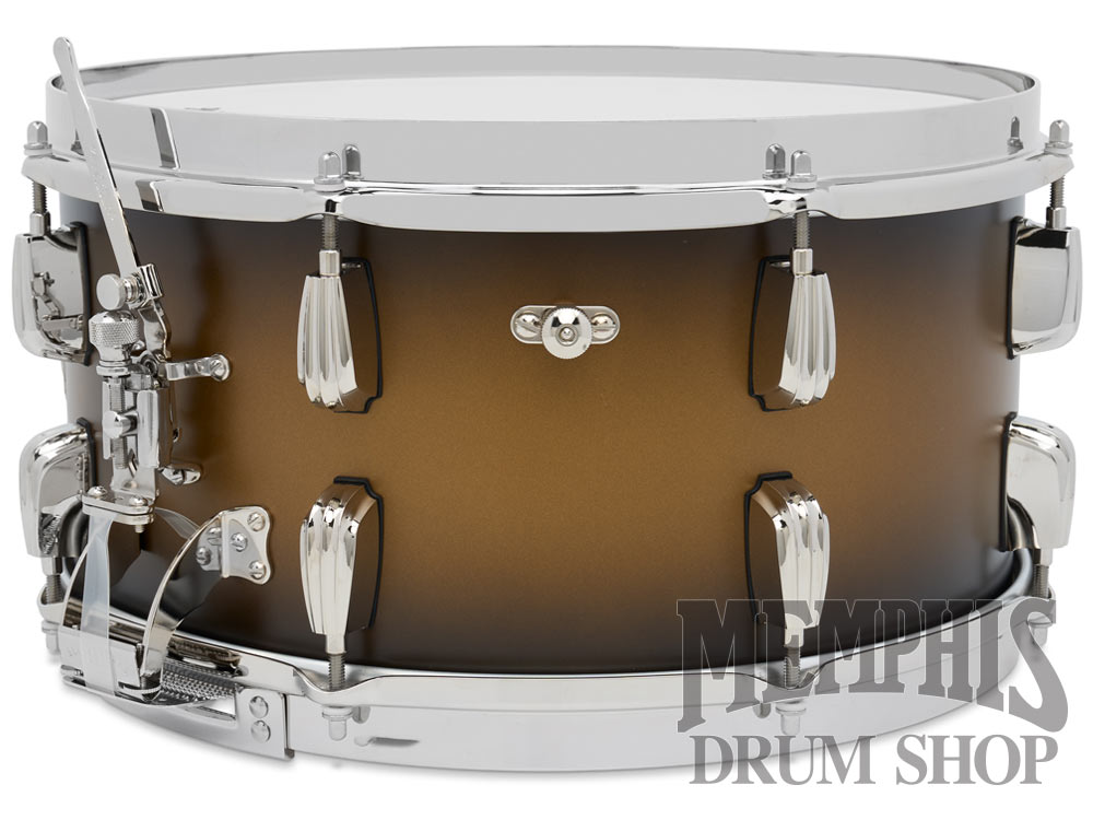 Slingerland 14x7 Limited Edition Radio King Snare Drum - Black & Gold Duco