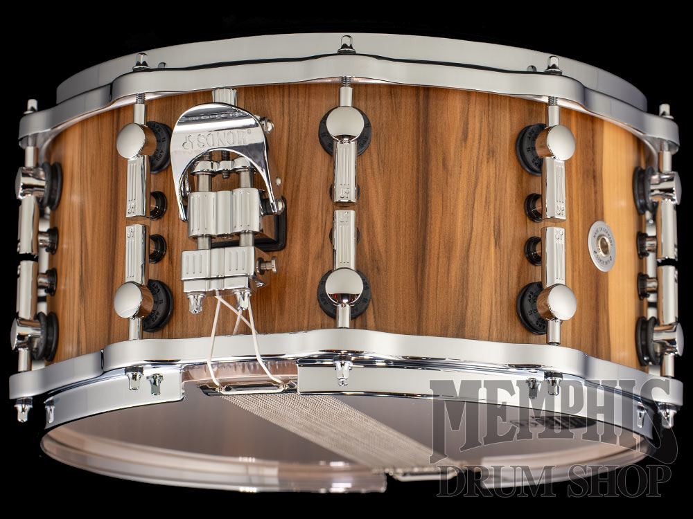 Sonor 14x7 SQ2 Series Heavy Beech Snare Drum with Die-Cast Hoops - American Walnut Semi Gloss