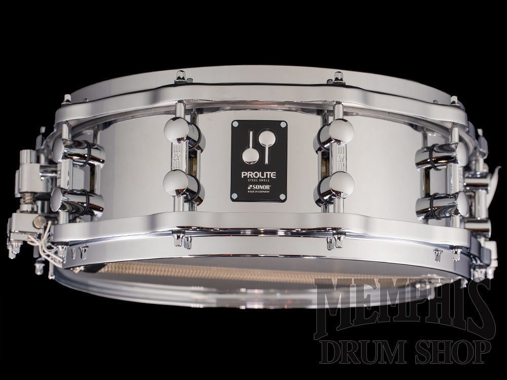 Sonor 14x5 ProLite Steel Snare Drum with Die-Cast Hoops