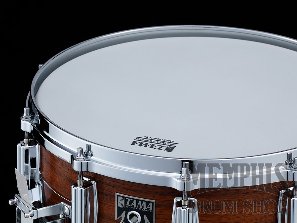 Tama 14x5 50th Anniversary Mastercraft Rosewood Snare Drum
