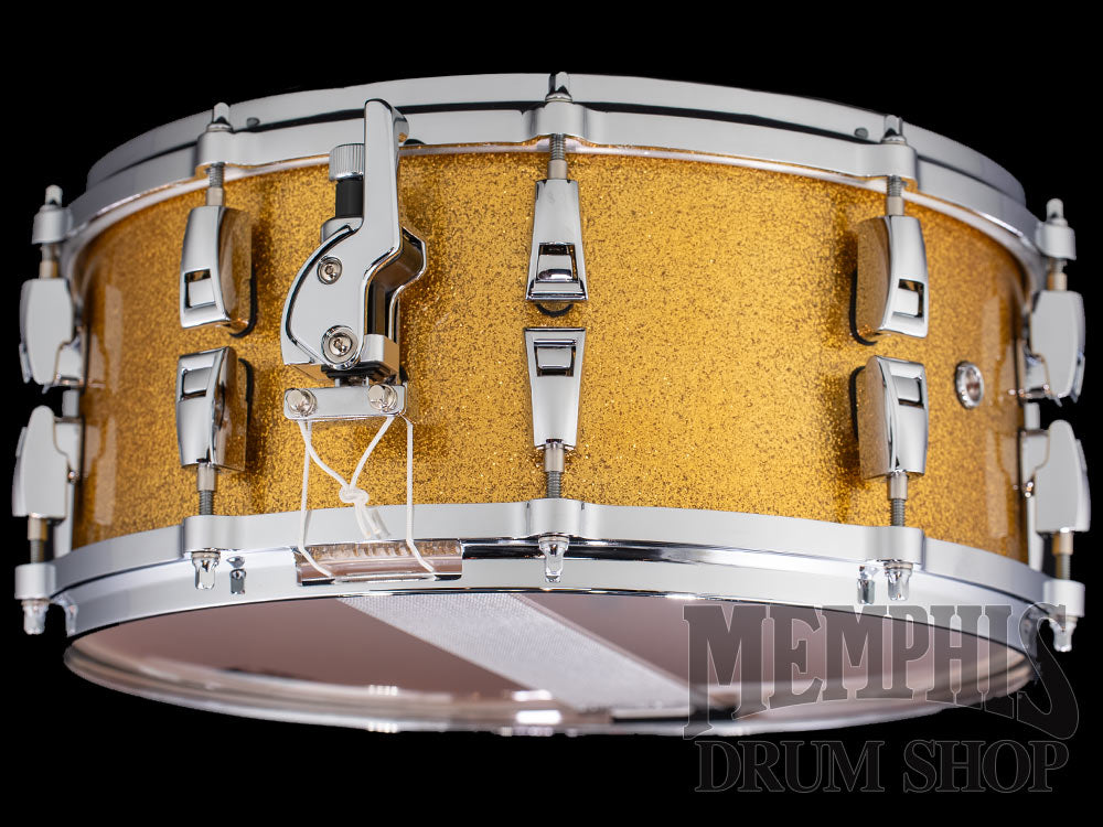 Yamaha 14x6 Absolute Hybrid Maple Snare Drum - Gold Champagne Sparkle