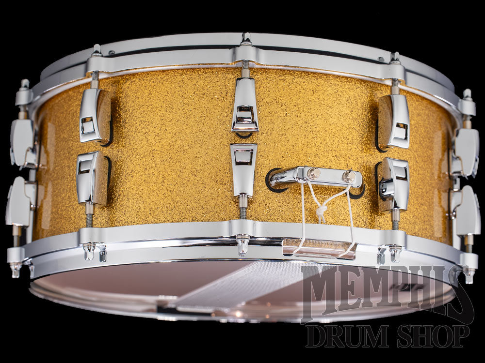 Yamaha 14x6 Absolute Hybrid Maple Snare Drum - Gold Champagne Sparkle