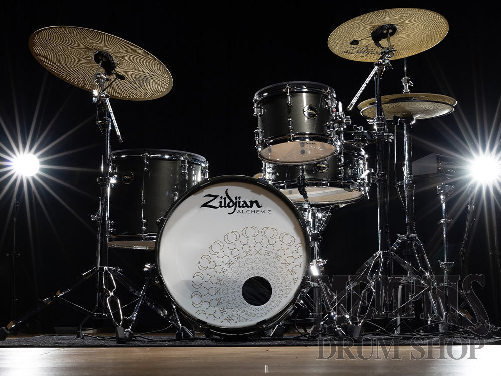 Zildjian ALCHEM-E Series Gold Drum Kit Bundle - Single Pedal