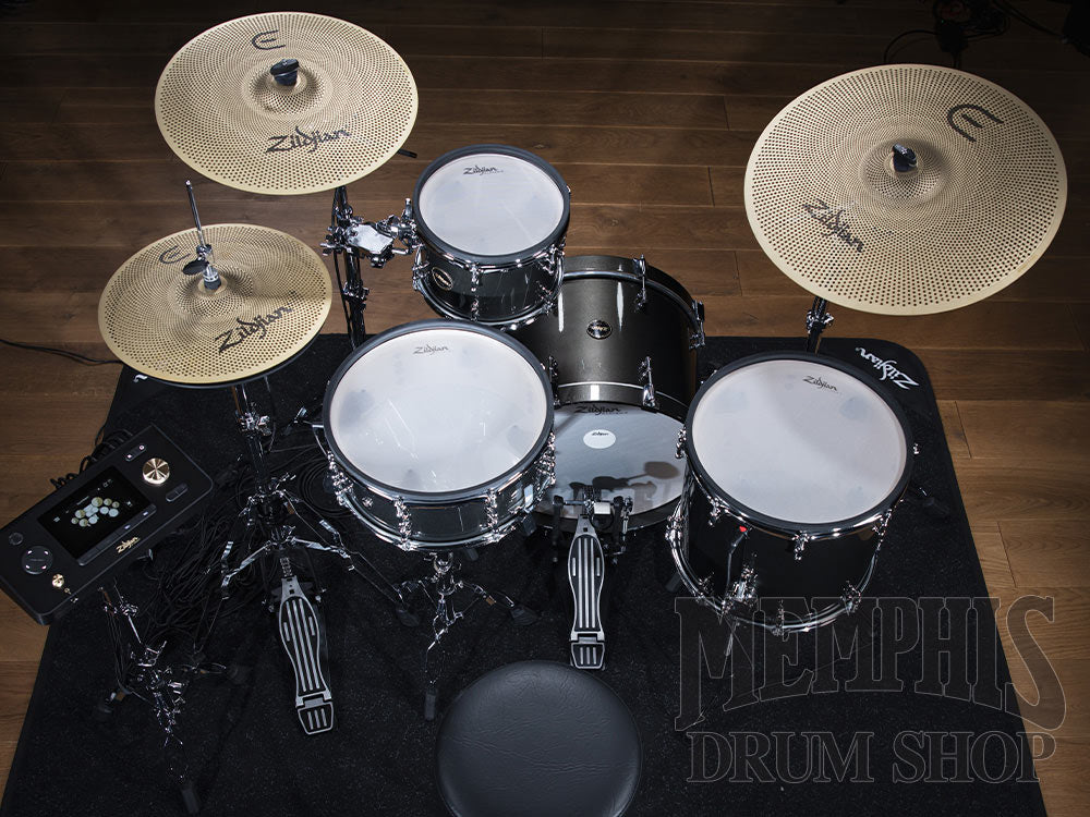 Zildjian ALCHEM-E Series Gold Drum Kit Bundle - Single Pedal