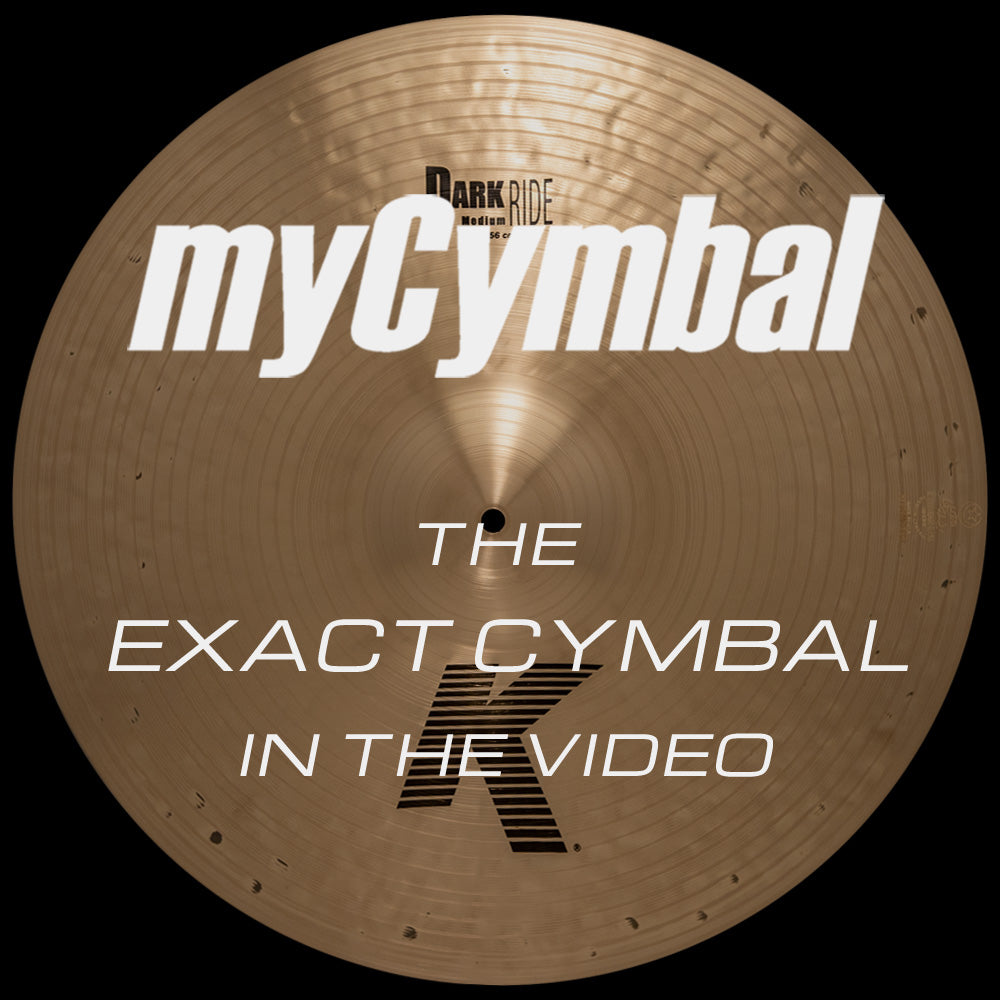 Zildjian 22" K Dark Medium Ride Cymbal 3034g
