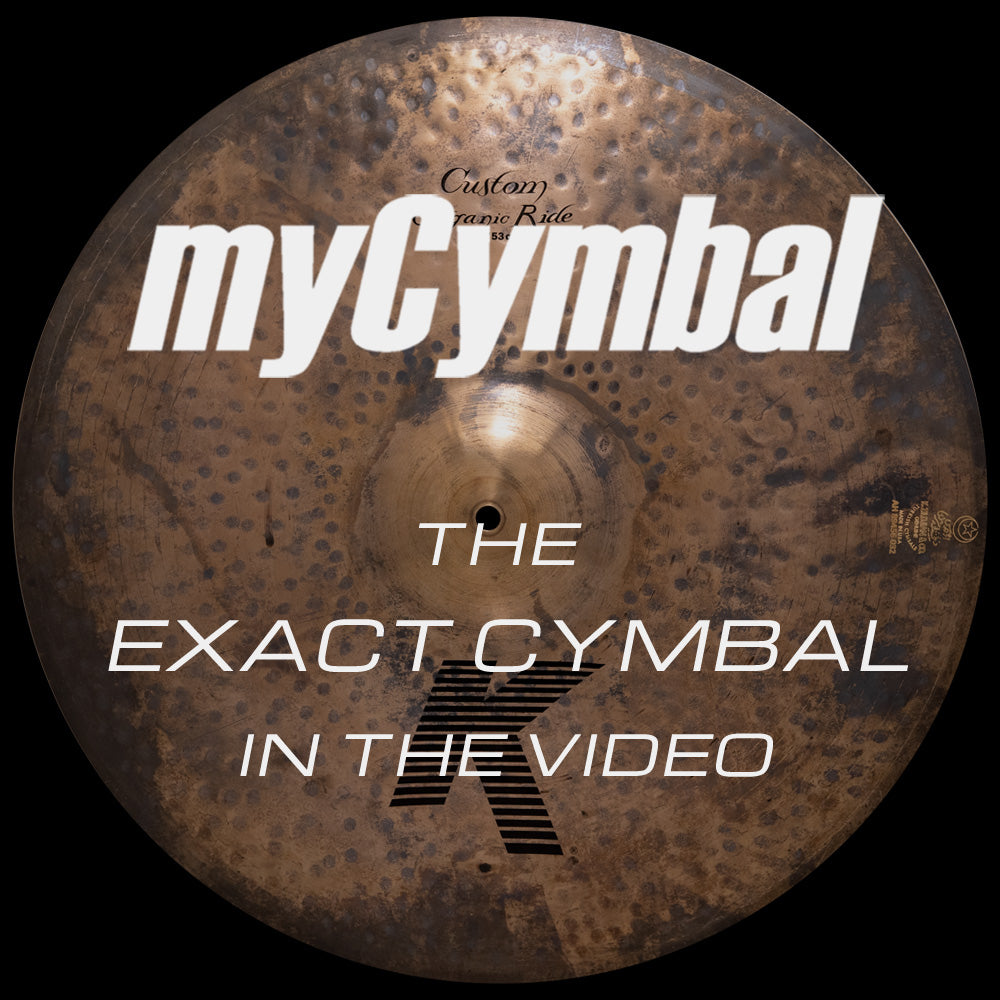 Zildjian 21" K Custom Organic Ride Cymbal 2557g