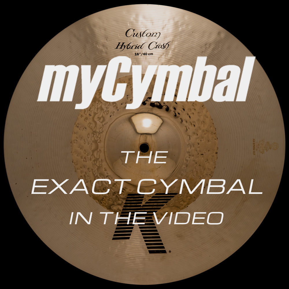 Zildjian 16" K Custom Hybrid Crash Cymbal 1090g