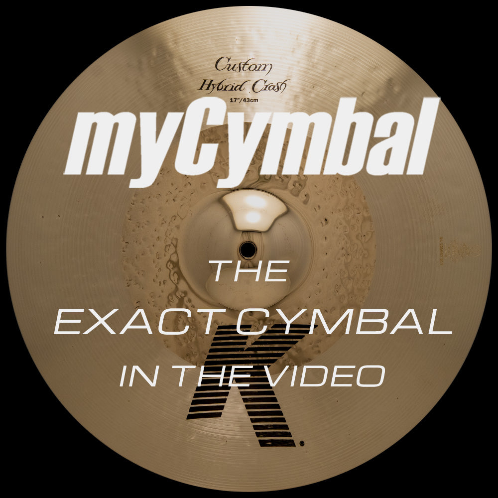Zildjian 17" K Custom Hybrid Crash Cymbal 1128g