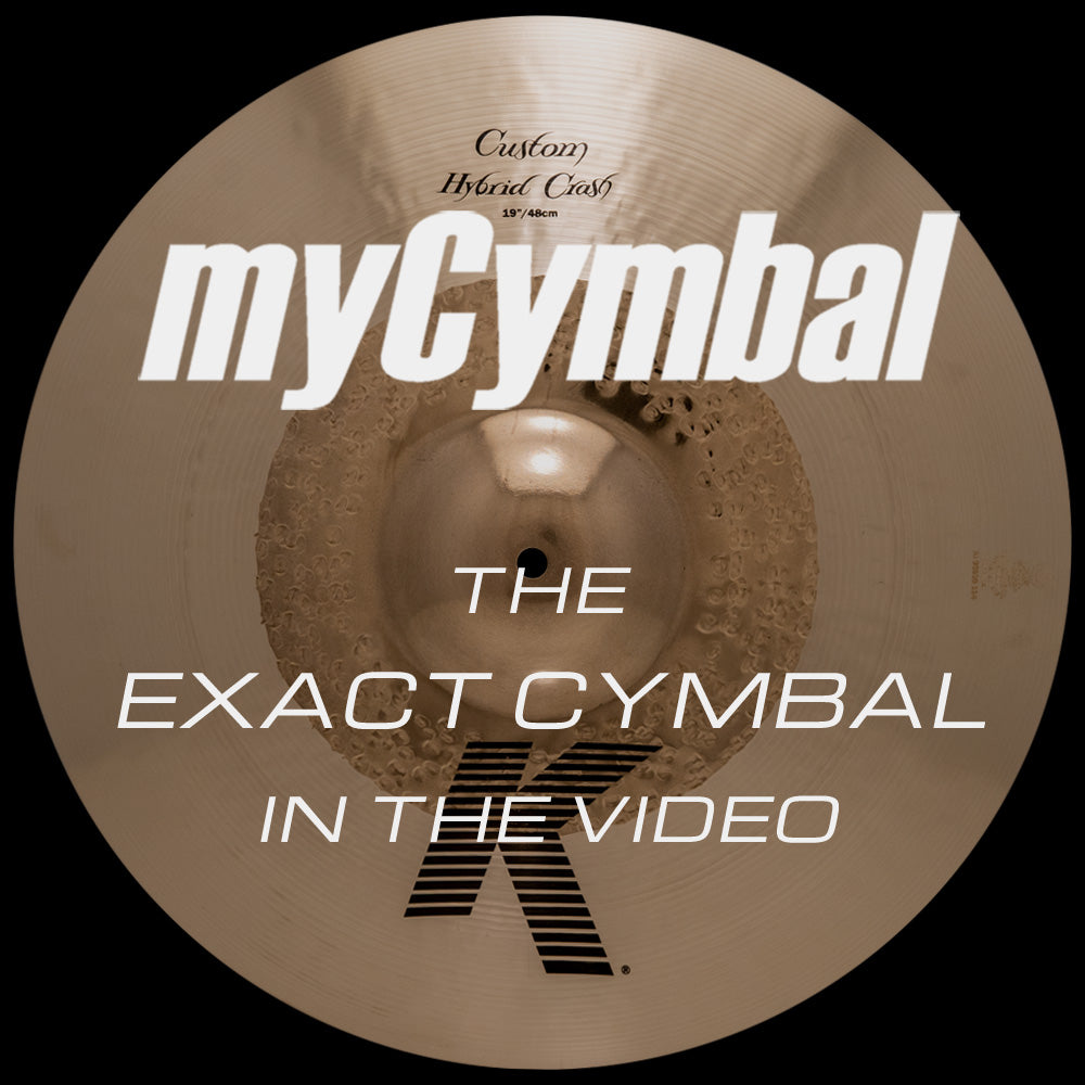 Zildjian 19" K Custom Hybrid Crash Cymbal 1698g