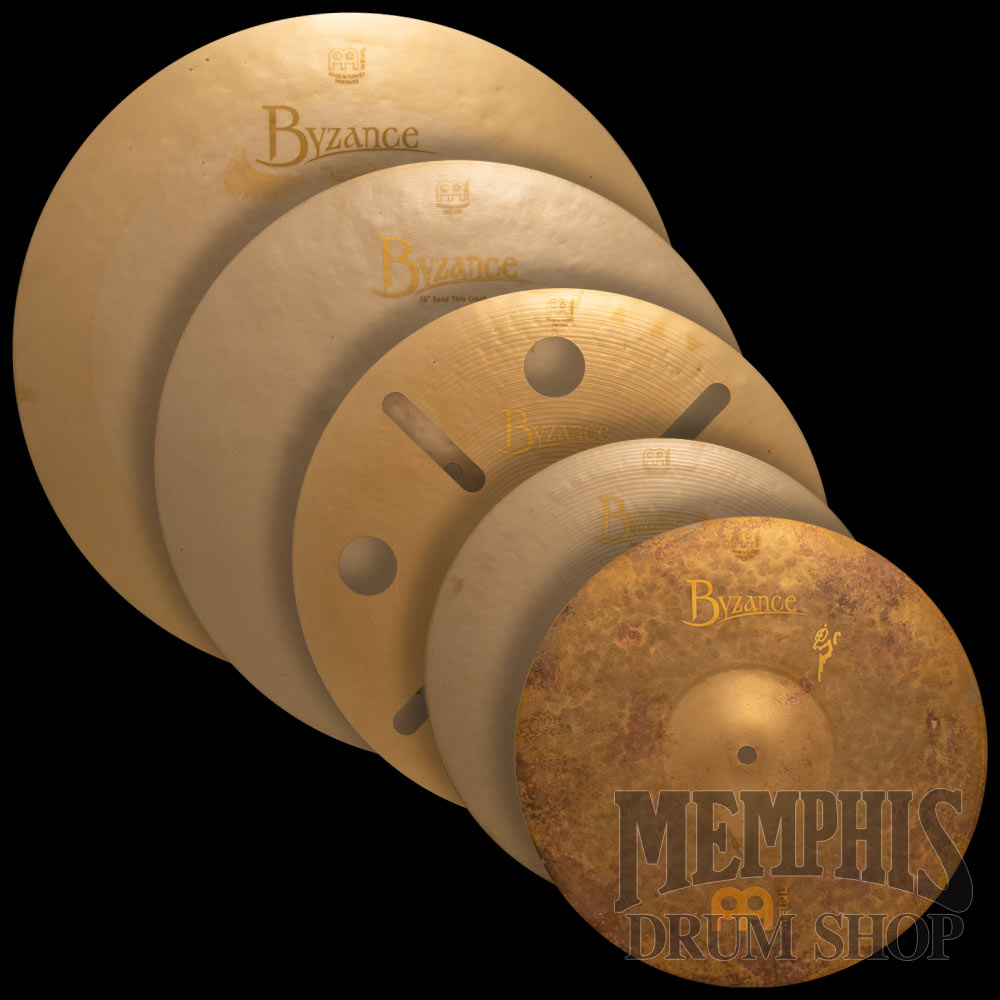 Meinl Byzance Vintage Sand Cymbal Box Set Pack + Free 16" Trash Crash BV-480+B16TRC