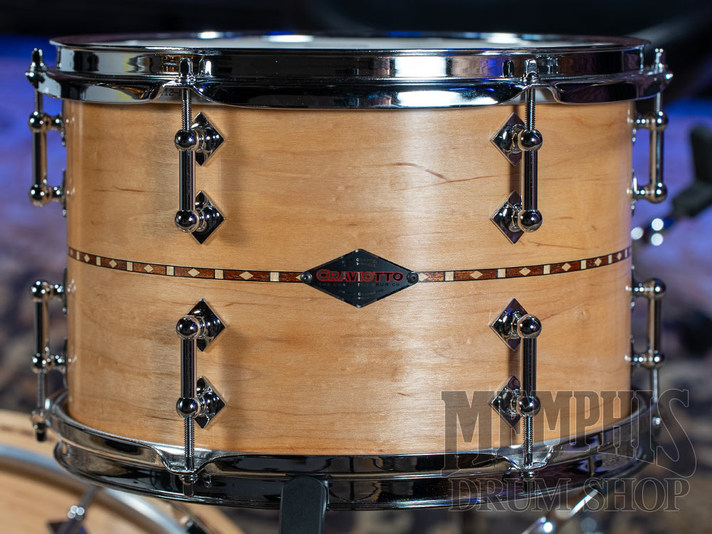 Craviotto Custom Shop Maple Drum Set with Maple Inlay 18/12/14