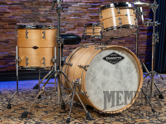 Craviotto Custom Shop Maple Drum Set with Cherry Inlay 20/12/14