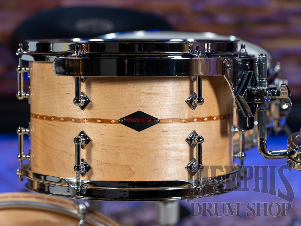 Craviotto Custom Shop Maple Drum Set with Cherry Inlay 20/12/14