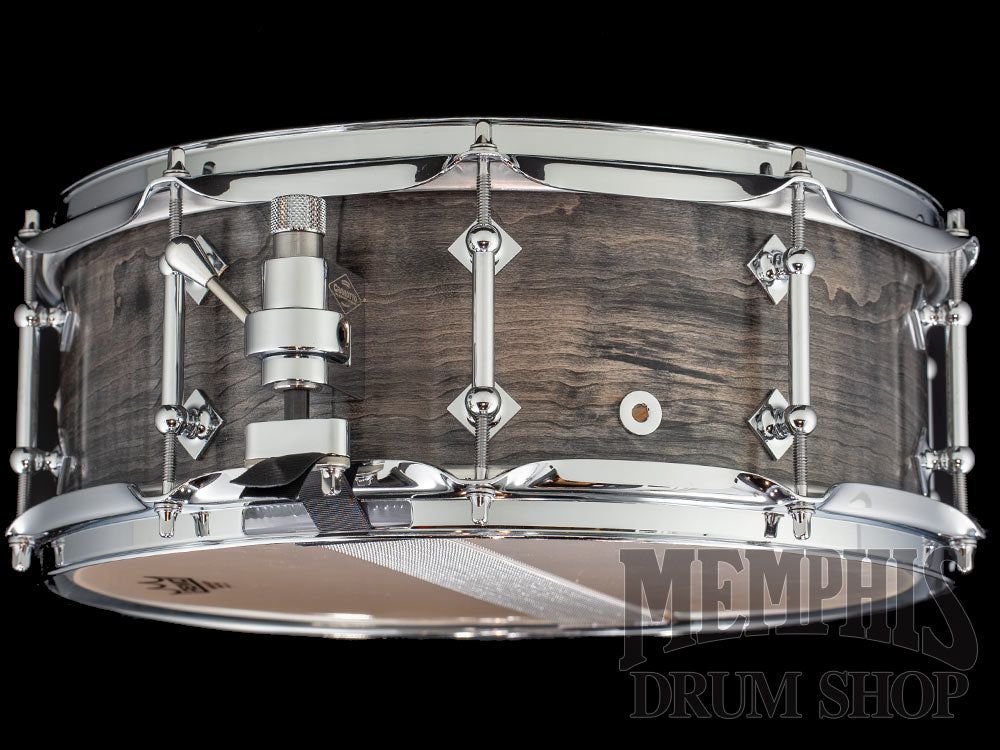 Craviotto 14x5.5 Private Reserve Curly Maple Snare Drum - Grey Stain