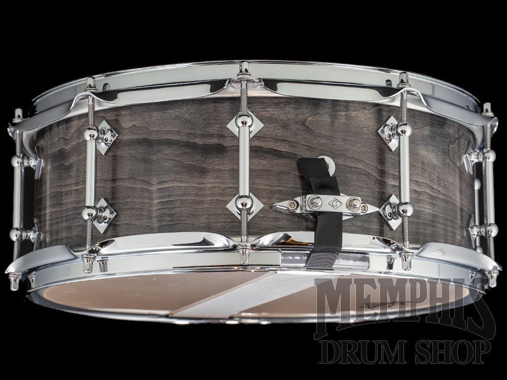 Craviotto 14x5.5 Private Reserve Curly Maple Snare Drum - Grey Stain