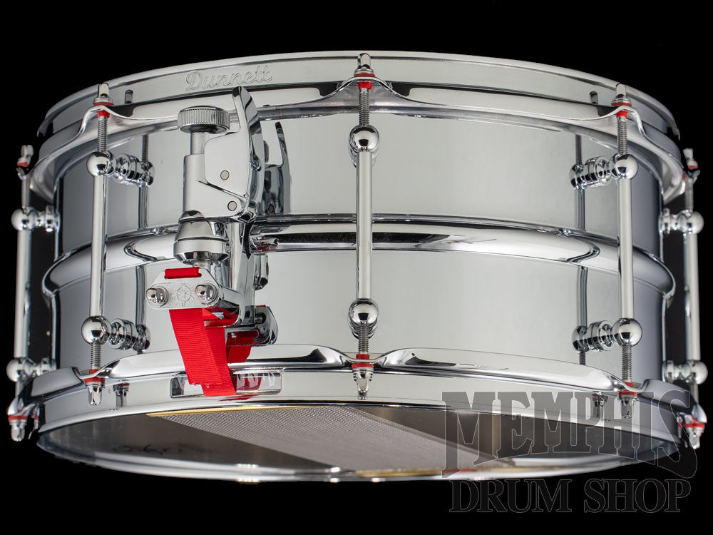 Dunnett Classic 14x6.5 Model 2N Chrome Over Brass Snare Drum