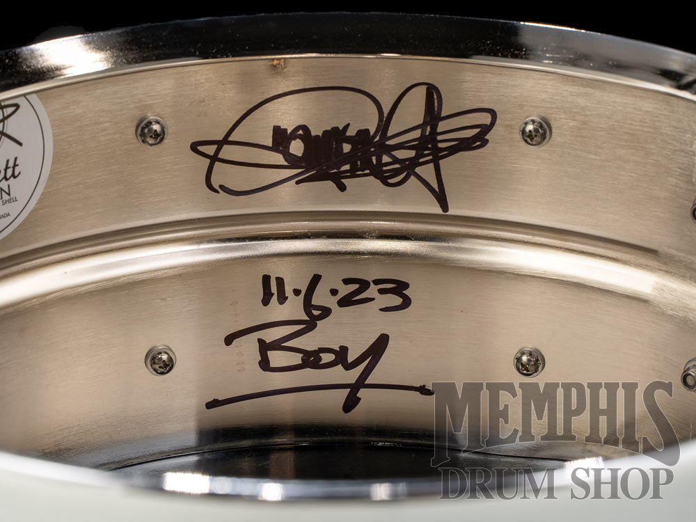 Dunnett Classic 14x6.5 Model 2N Chrome Over Brass Snare Drum