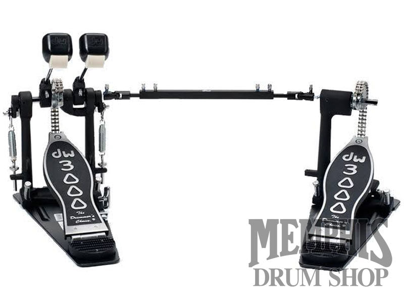 DW 3000 Series Double Bass Drum Pedal - Left Footed