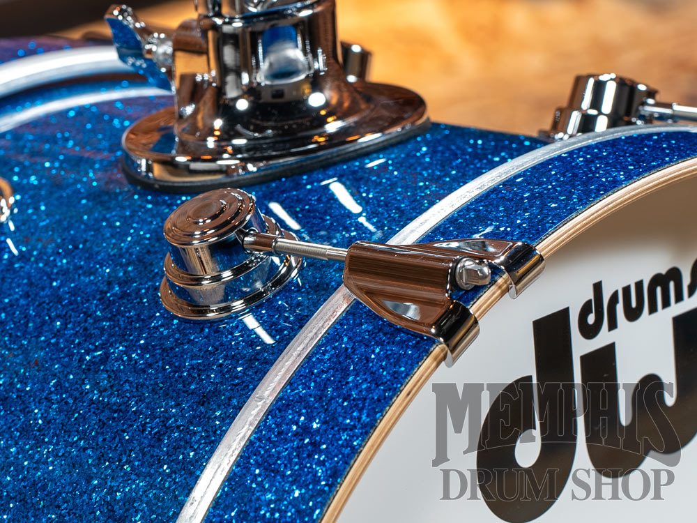 DW Collector's Series Ultra Flyer Maple Drum Set 20/12/14/14 - Blue Glass