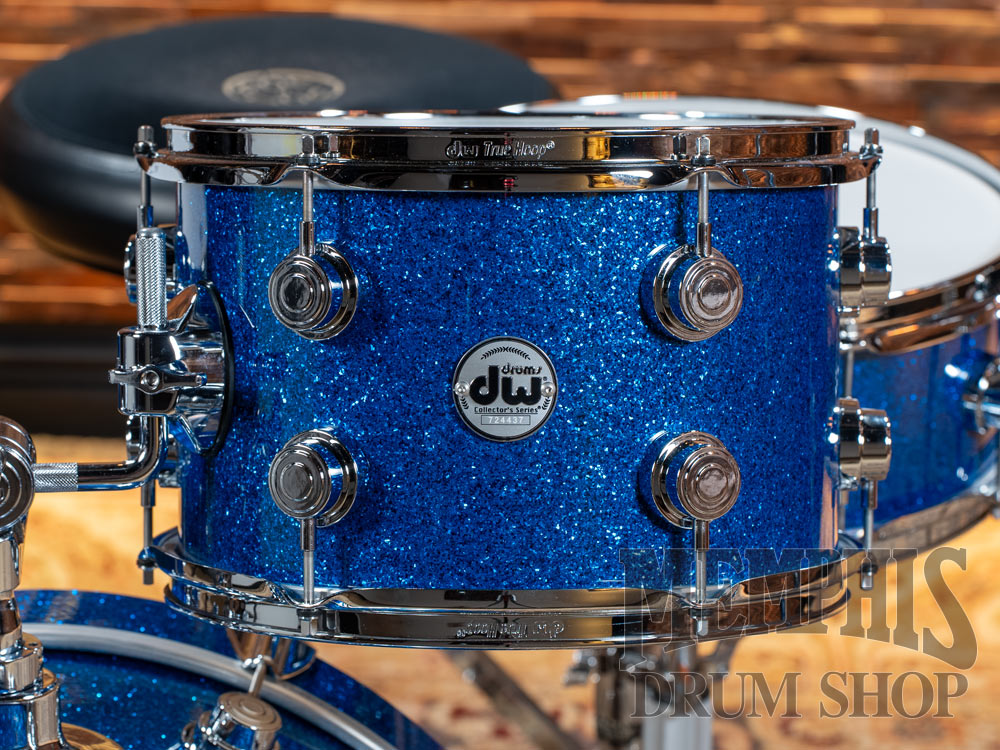 DW Collector's Series Ultra Flyer Maple Drum Set 20/12/14/14 - Blue Glass