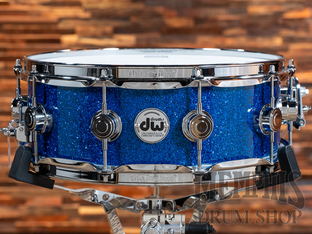 DW Collector's Series Ultra Flyer Maple Drum Set 20/12/14/14 - Blue Glass