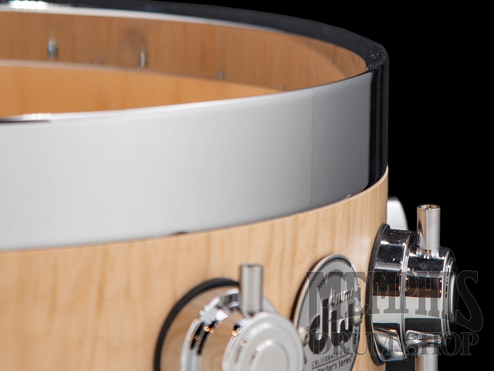 DW 14x6 Collector's Series Curly Maple Edge Snare Drum - Natural Satin Oil