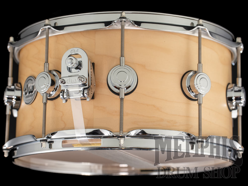 DW 14x7 Collector's Series Standard Maple Snare Drum - Natural Satin Oil
