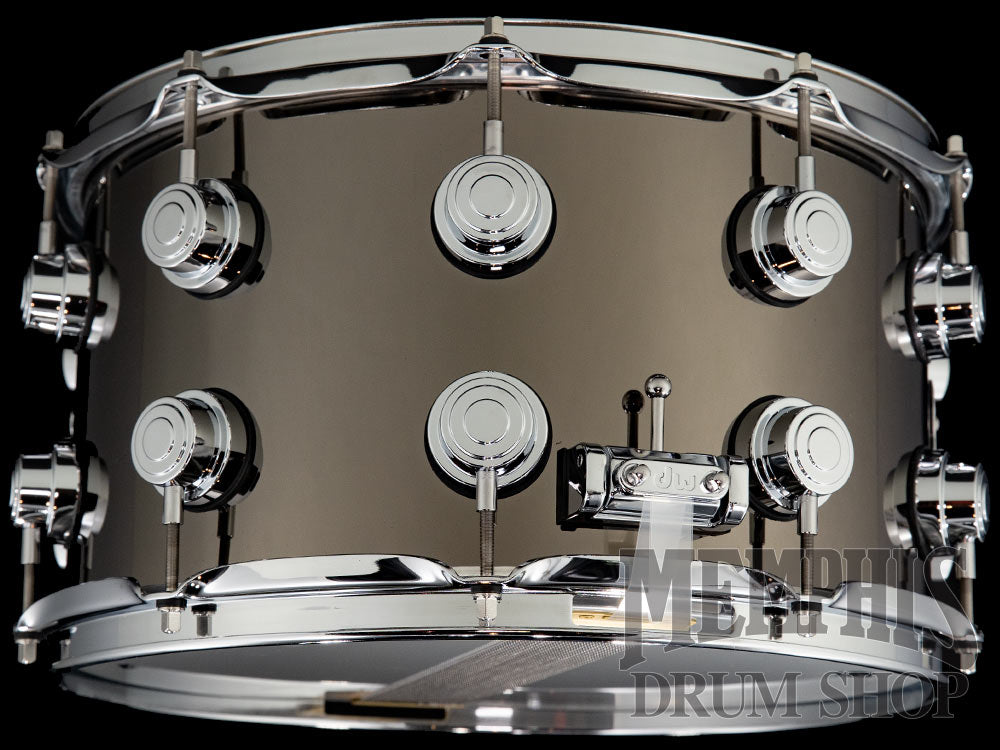 DW 14x8 Collector's Series Black Nickel Over Brass Snare Drum