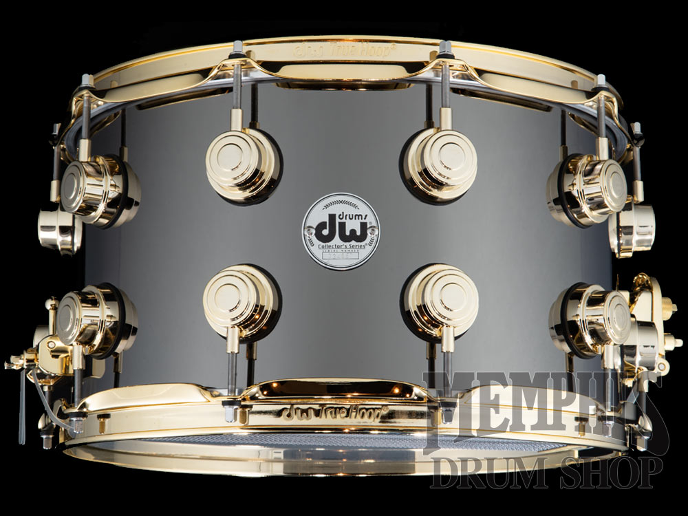DW 14x8 Collector's Series Black Nickel Over Brass Snare DW 14x8 Collector's Series Black Nickel Over Brass Snare