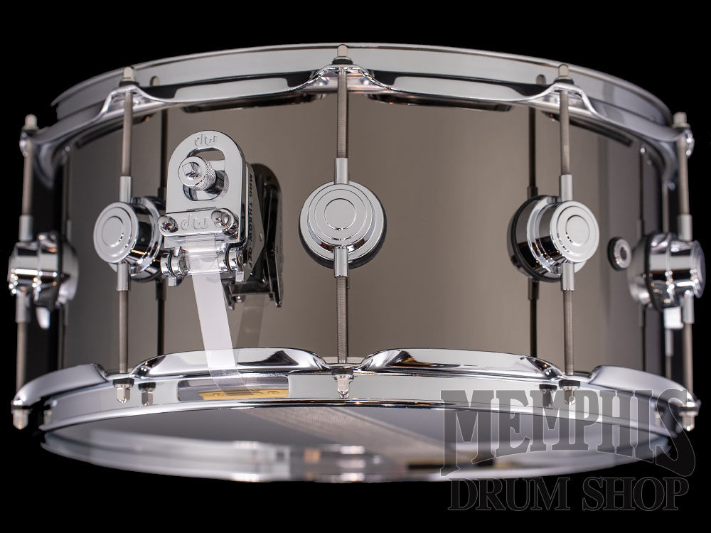 DW 14x6.5 Collector's Series Black Nickel Over Brass Snare Drum