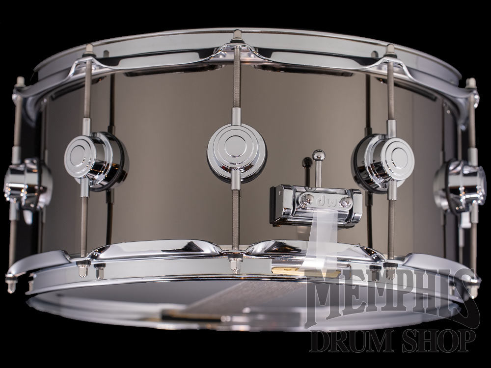 DW 14x6.5 Collector's Series Black Nickel Over Brass Snare Drum
