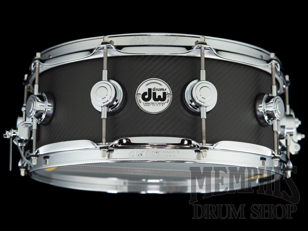 DW Collectors Black Nickel Over Brass Snare Drum 14x5.5 Black Nickel H
