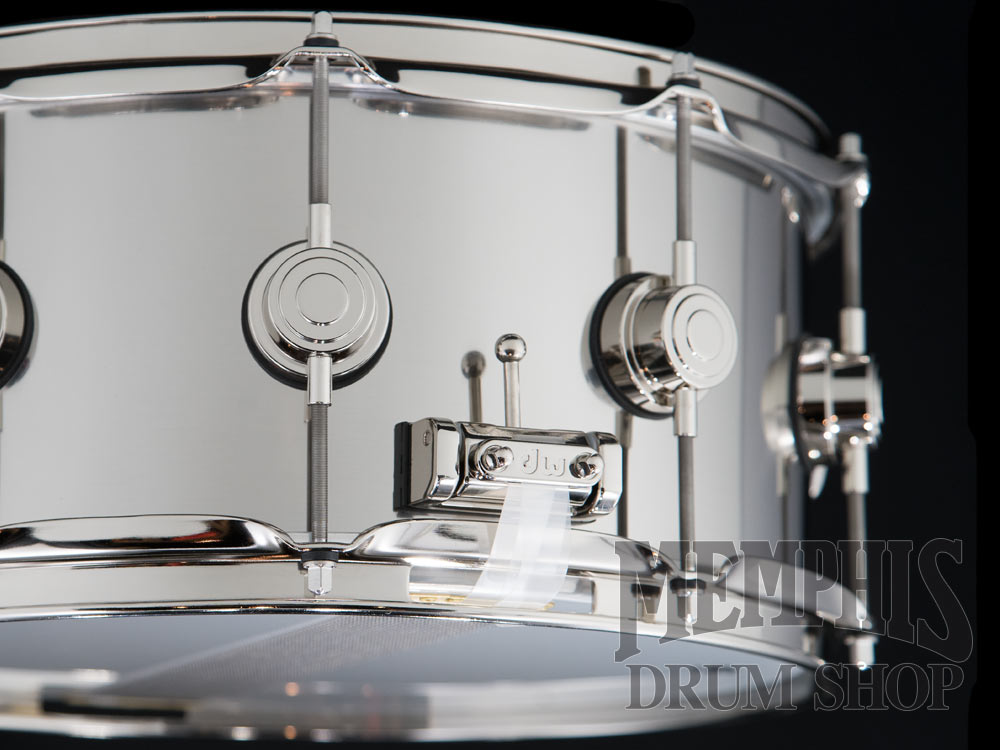 DW 14x6.5 Collector's Series Stainless Steel Snare Drum with Nickel Hardware